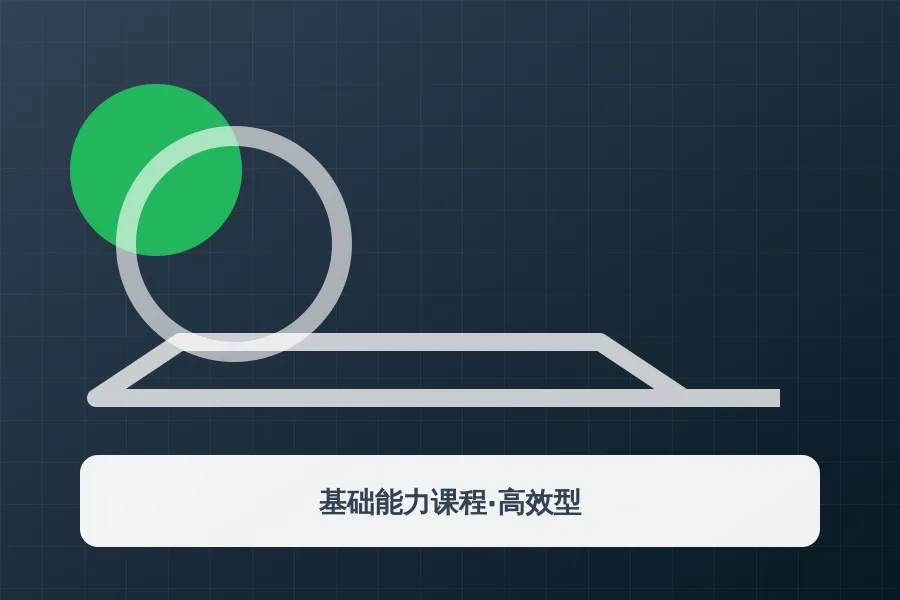 基础能力课程·高效型应用示意图